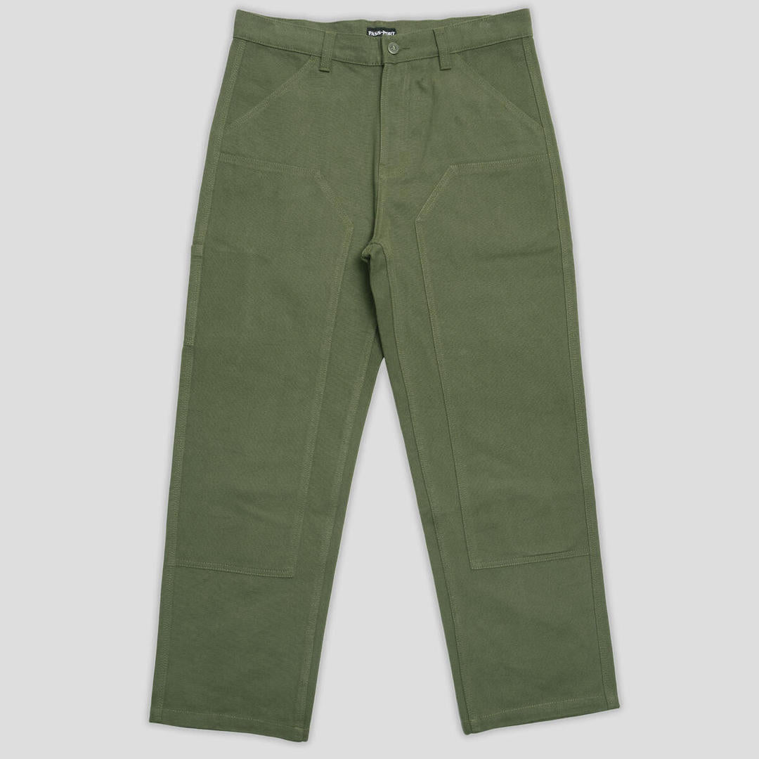 PassPort Double Knee Diggers Club Pant Olive