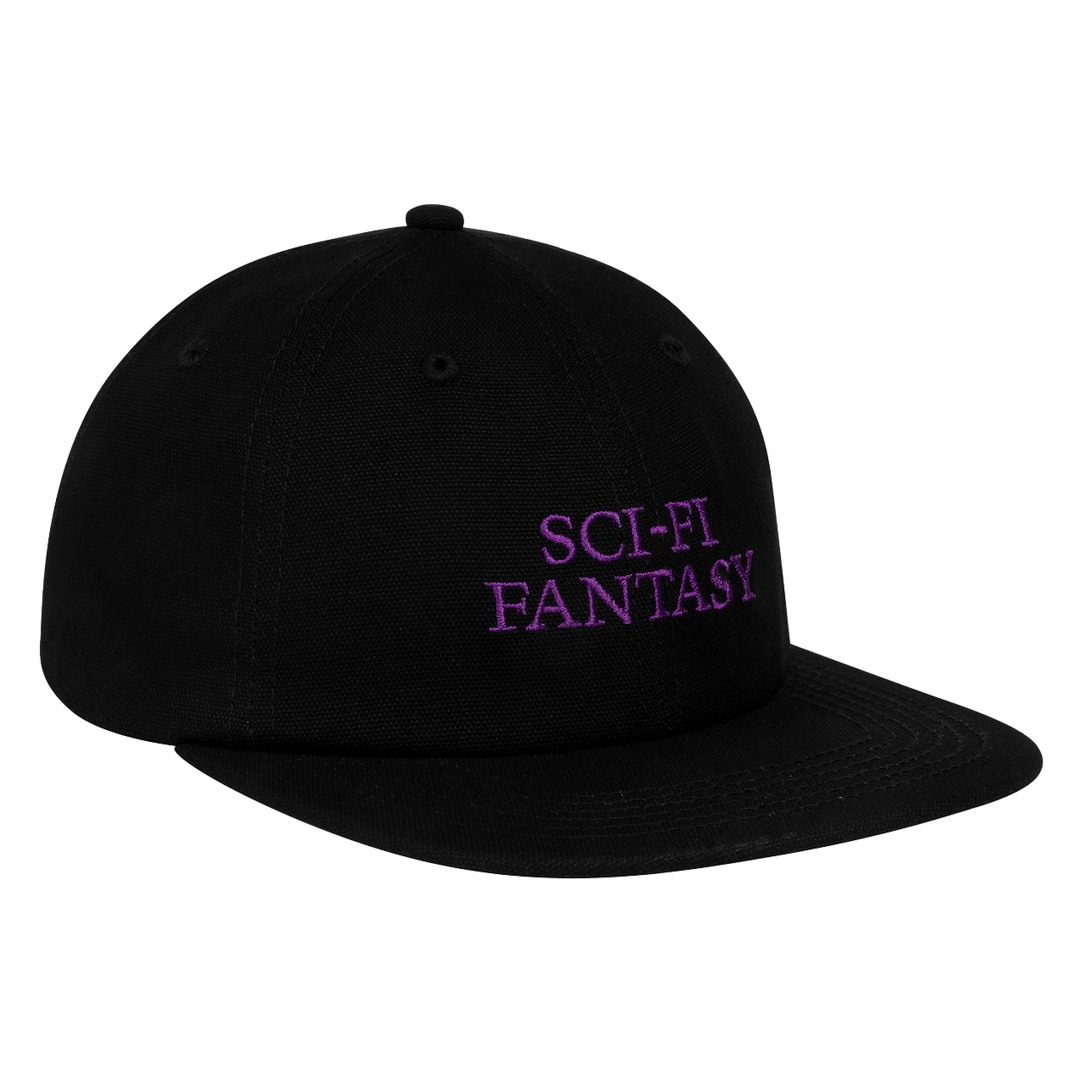 Sci Fi Fantasy Logo Hat Black