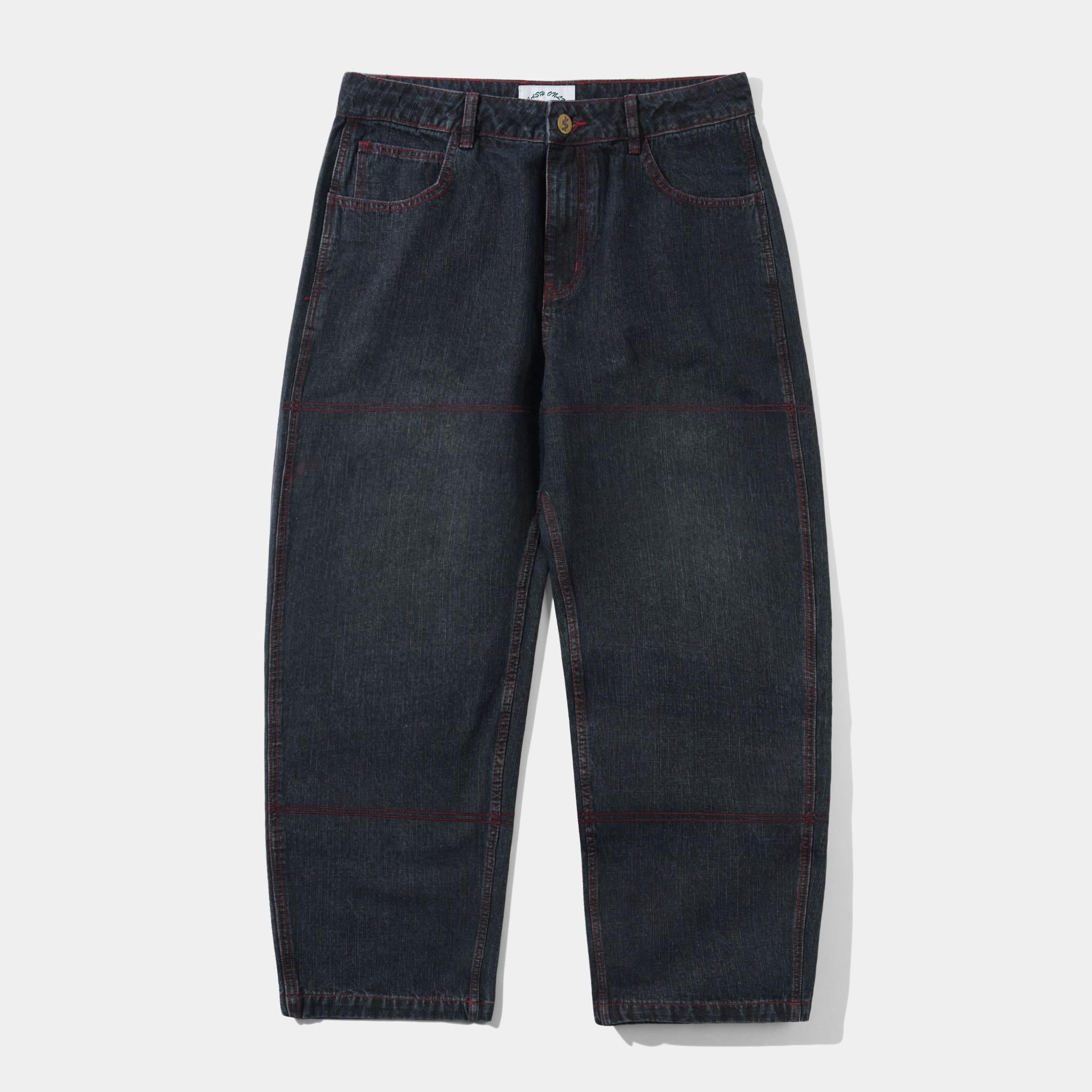 Cash Only Aleka Denim Jeans Washed Streaky Denim – Brick + Mortar