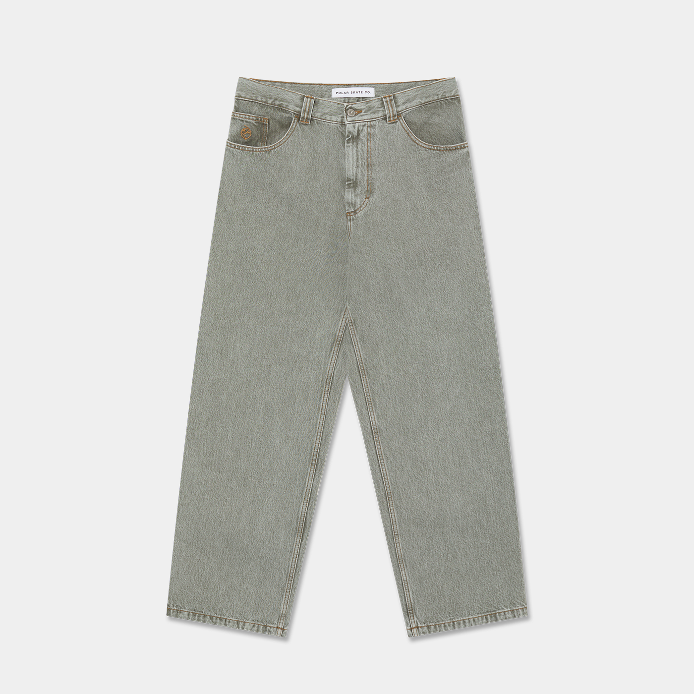 ポーカーズ BIO グレー JEANS dyed double waist Polar Skate Co. Big Boy Pants Eucalyptus – Brick + Mortar