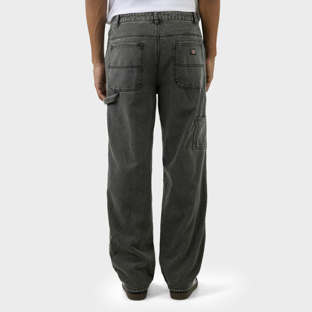 Dickies 1939 Aged Denim Relaxed Fit Carpenter Jean Stone Washed Charcoal