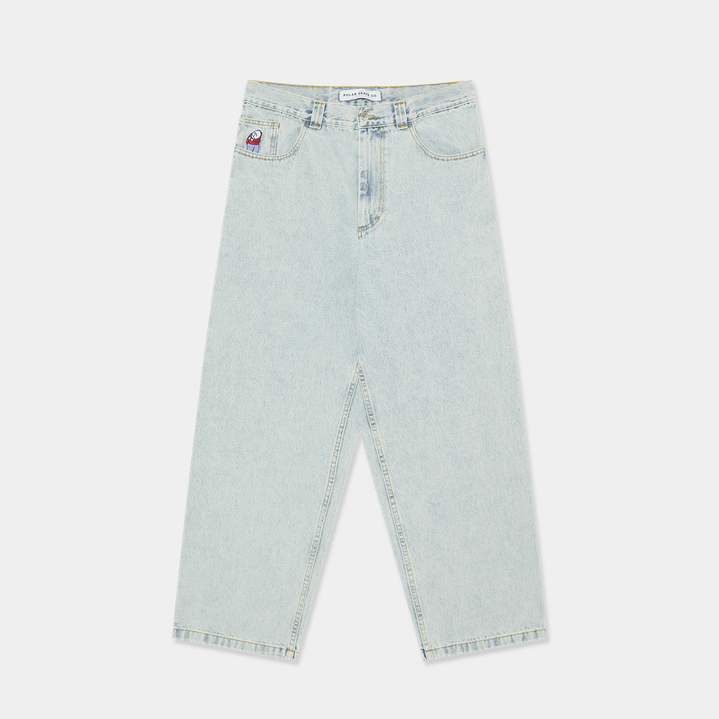 Polar Skate Co. Big Boy Pants OG Logo Light Blue – Brick + Mortar