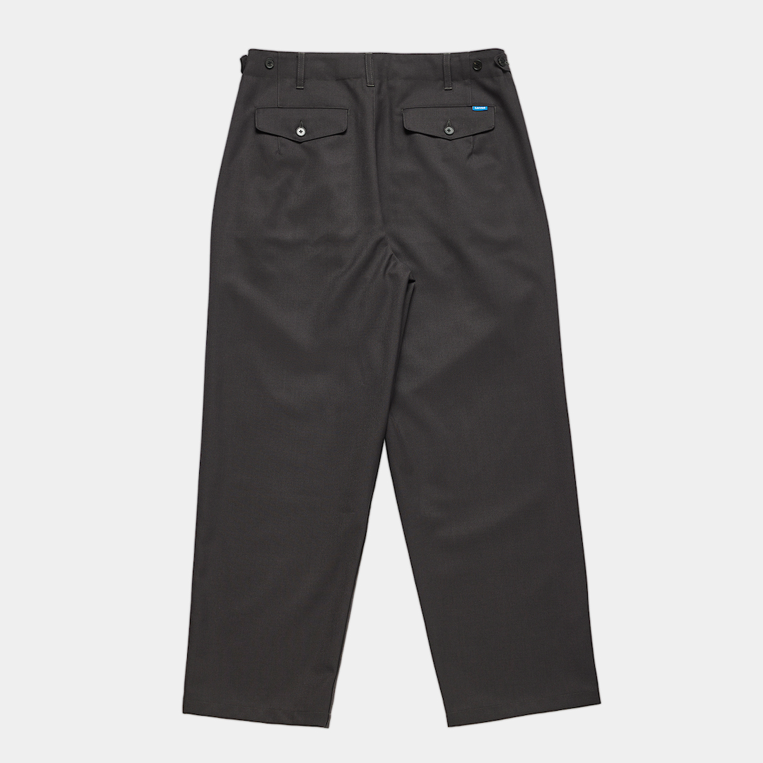 Larriet Pleated Pant Charcoal