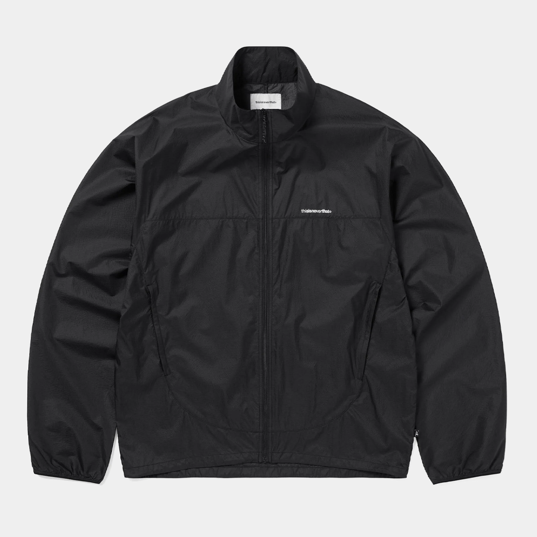 thisisneverthat パーテックス QA ウィンドブレーカー thisisneverthat PERTEX® QA Light Windbreaker Black – Brick + Mortar