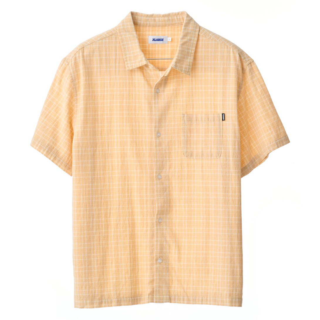 Xlarge Confirmed Check SS Shirt Sand
