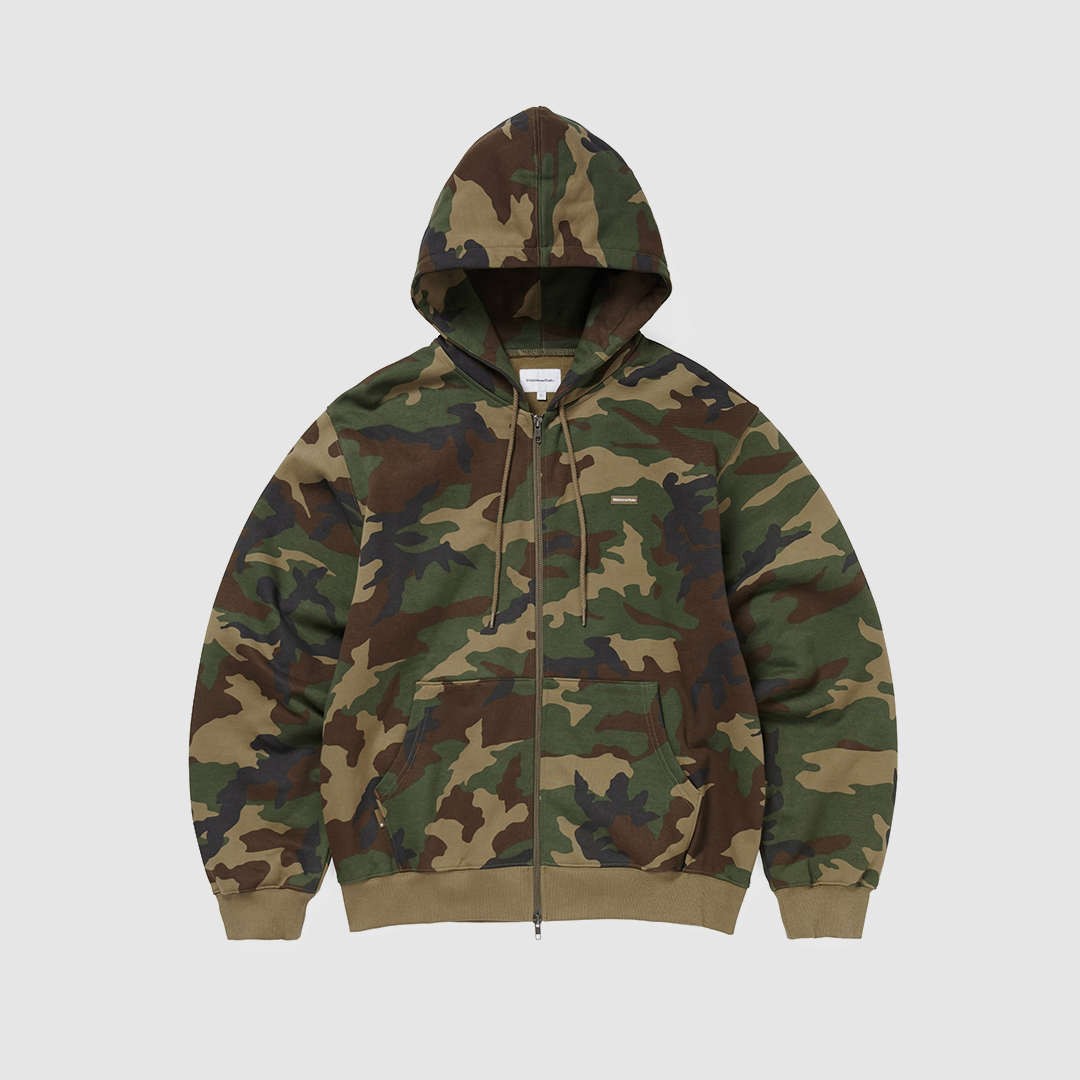 thisisneverthat T.N.T Classic HDP Zip Up Sweat Camo – Brick