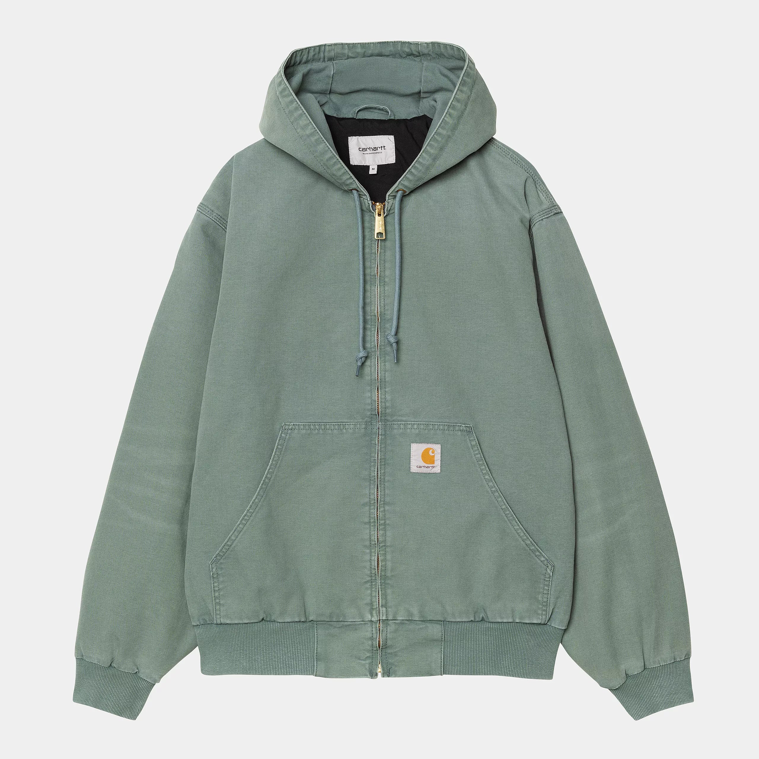 Carhartt WIP OG Active Jacket Silver Pine Stone Canvas – Brick + Carhartt WIP OG Active Jacket Silver Pine Stone Canvas – Brick +