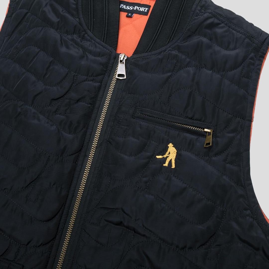 PassPort Tilde Puff Packers Vest Black