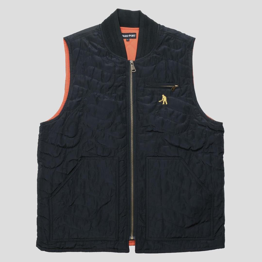 PassPort Tilde Puff Packers Vest Black