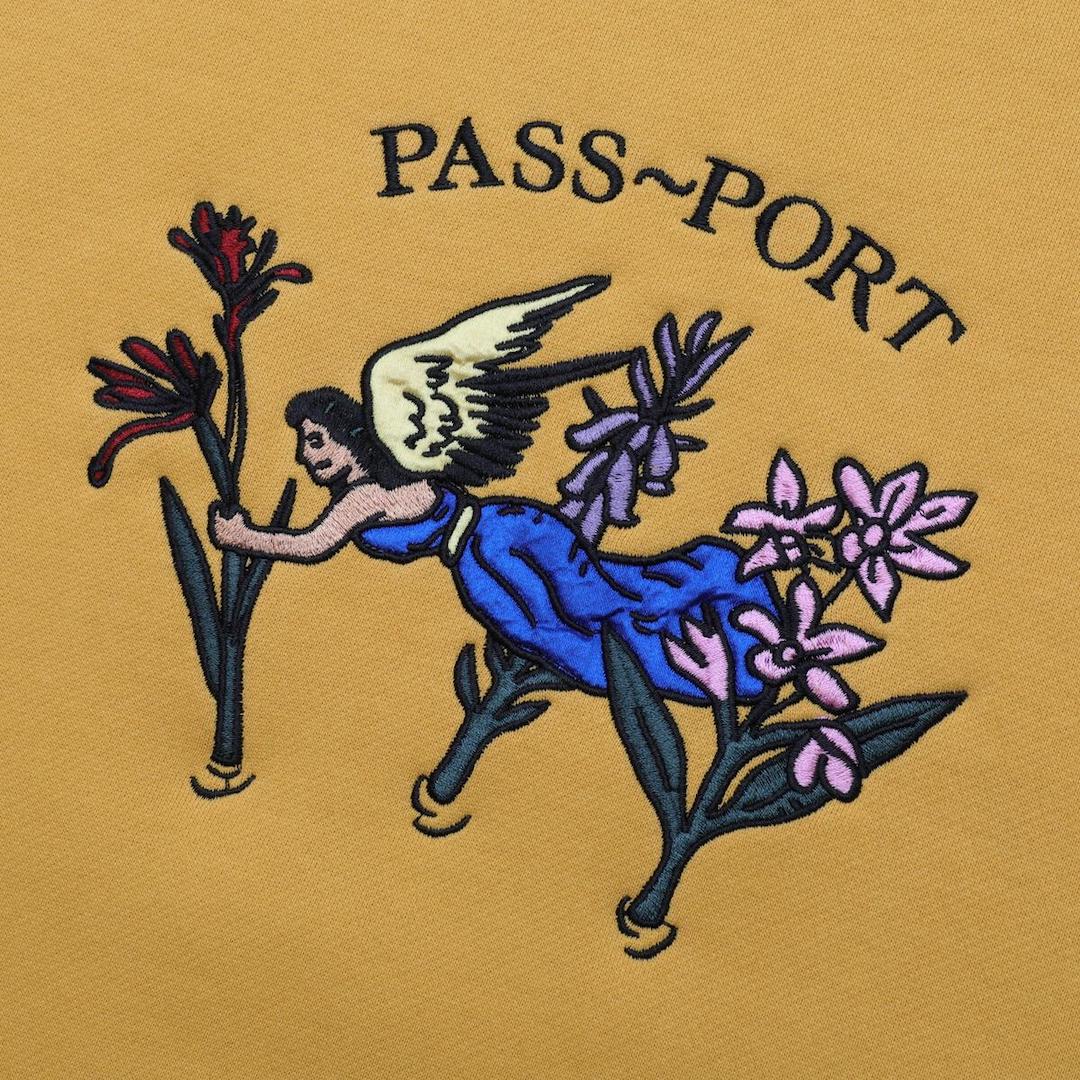 PassPort Gardening Applique Sweater Mustard