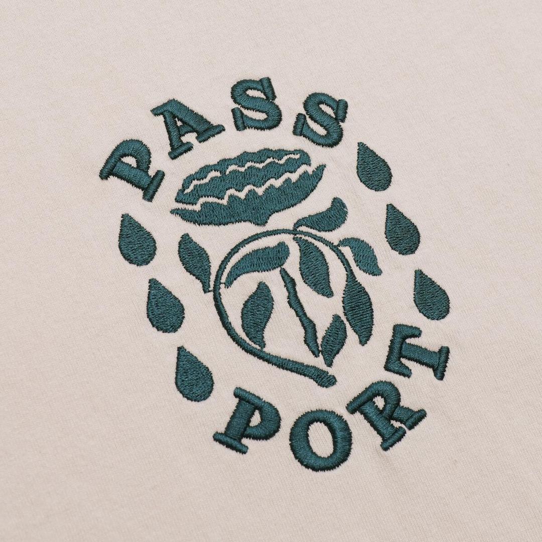 PassPort Fountain Embroidery Tee Natural