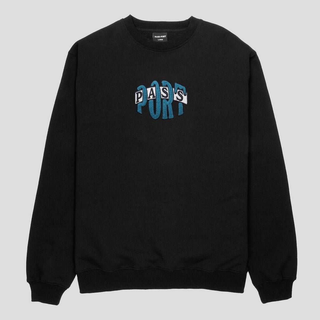 PassPort Bulb Chenille Sweater Black