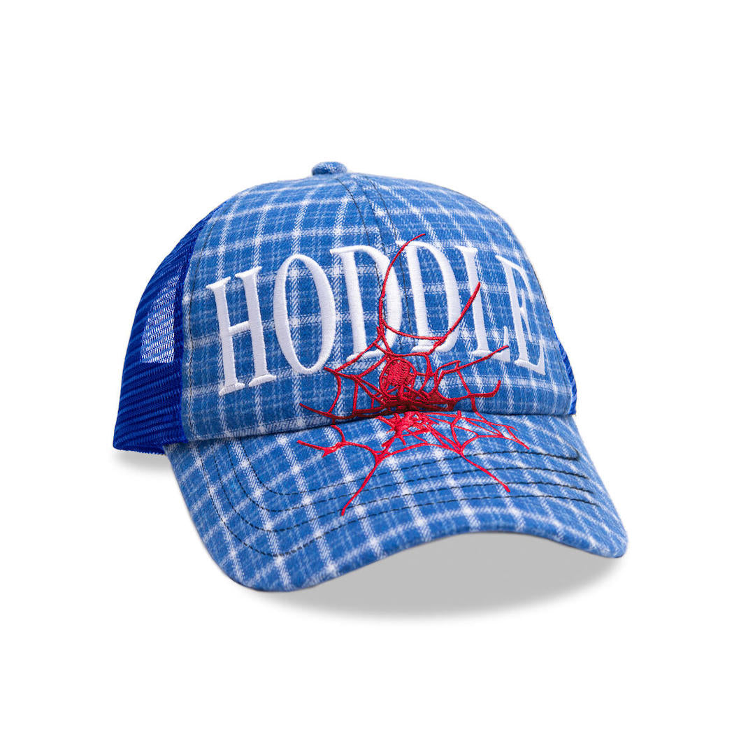 Hoddle Web Trucker Cap Blue + Blue