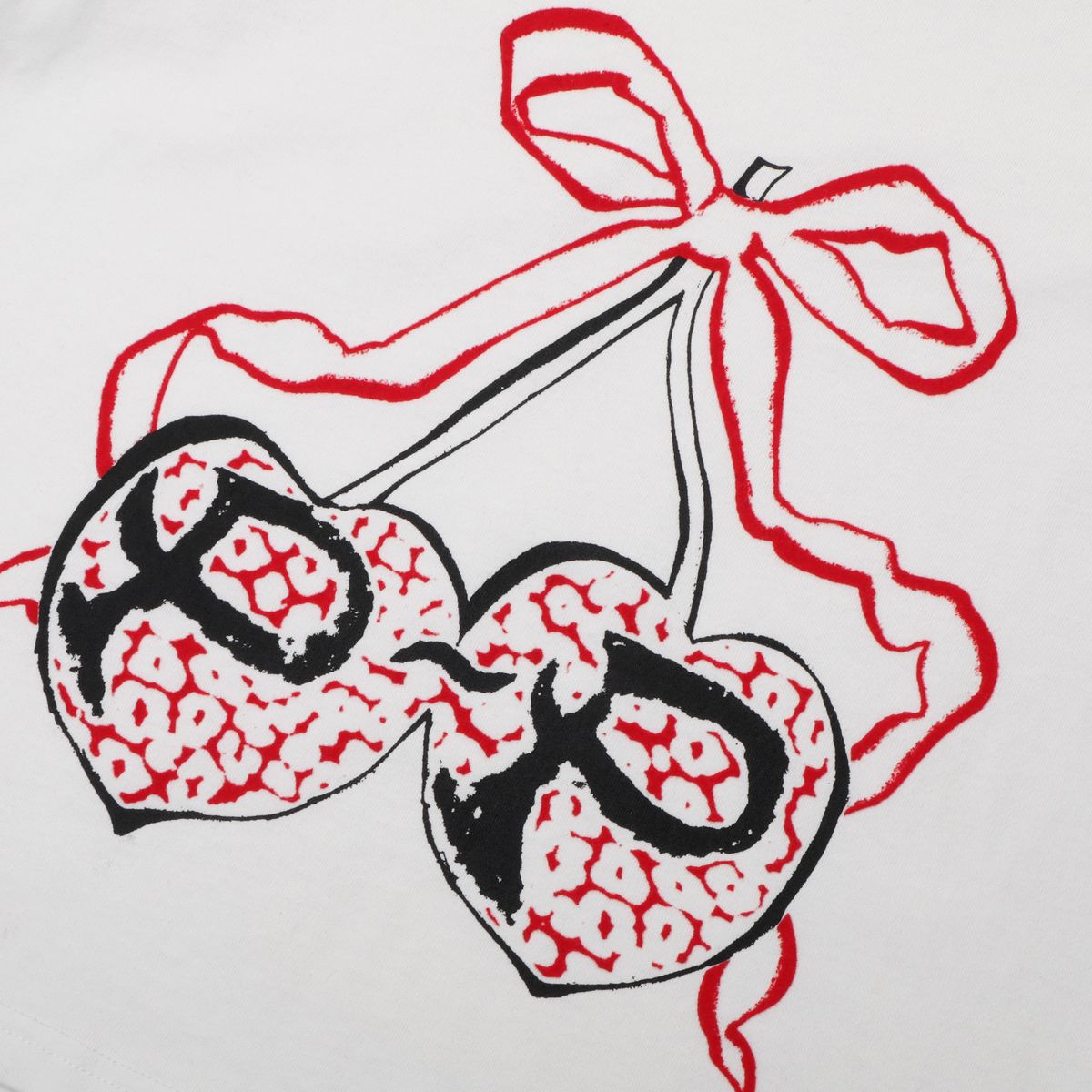 Pass~Port Cherries Baby Tee White