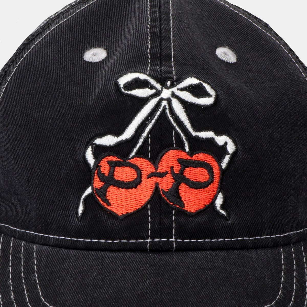 Pass~Port Cherries Leagues Trucker Washed Black