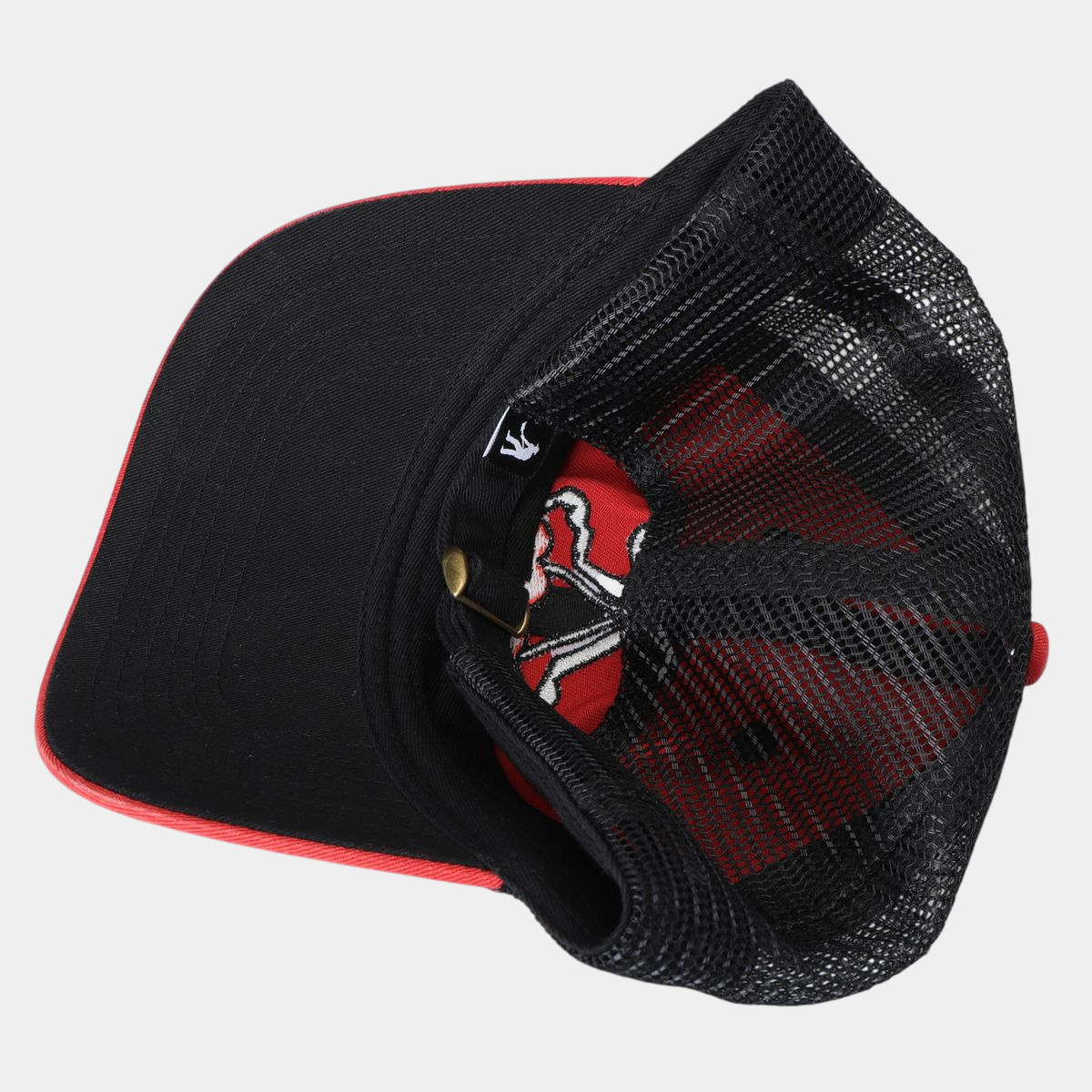 Pass~Port Cherries Leagues Trucker Washed Red