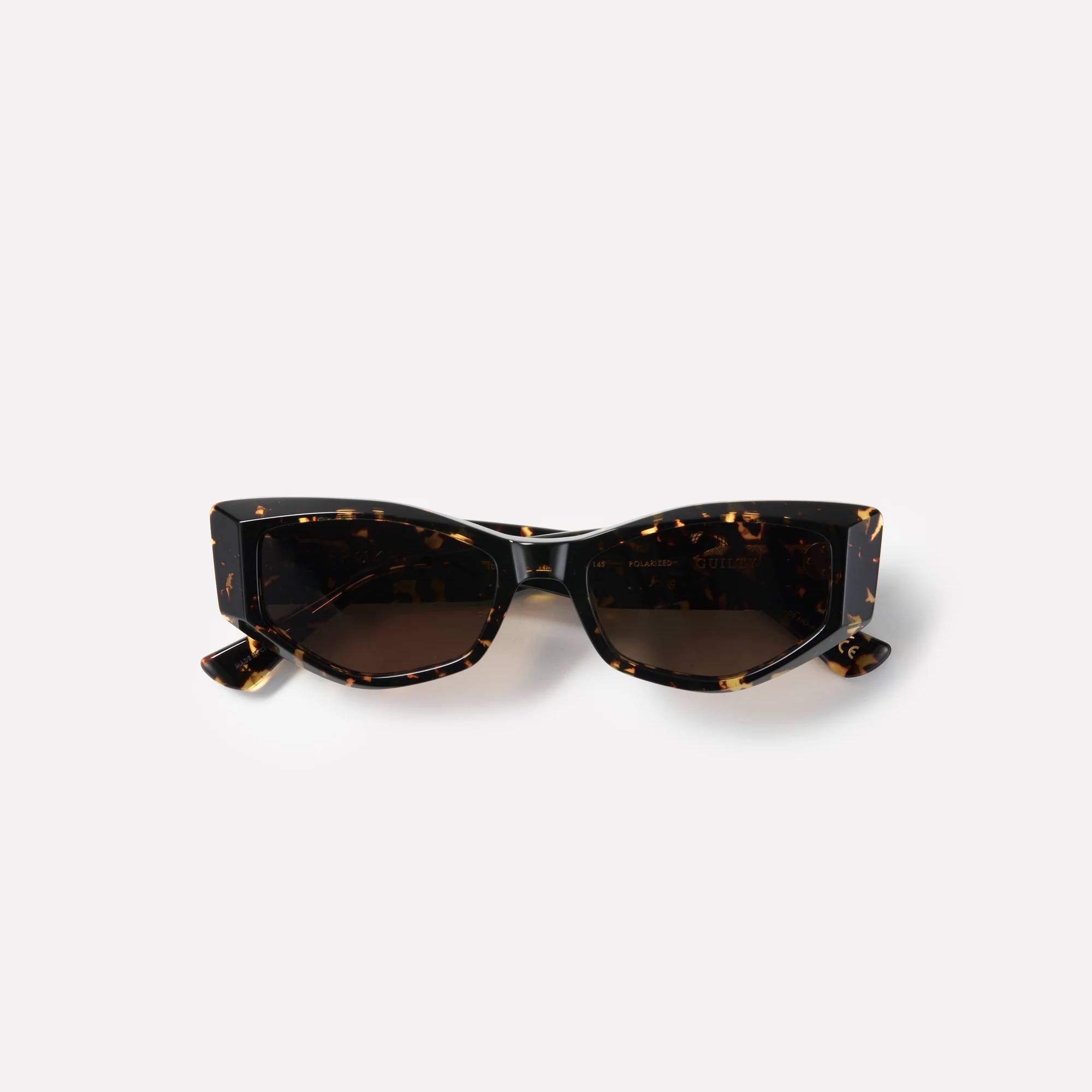 Epøkhe Guilty Crystal Dark Tortoise Polished + Brown Polarised