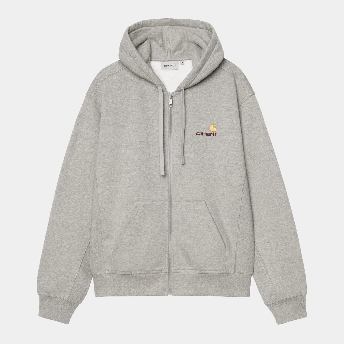 Carhartt WIP Hooded American Script Jacket Grey Heather