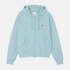 Gramicci One Point Zip Hooded Sweatshirt Stone Blue