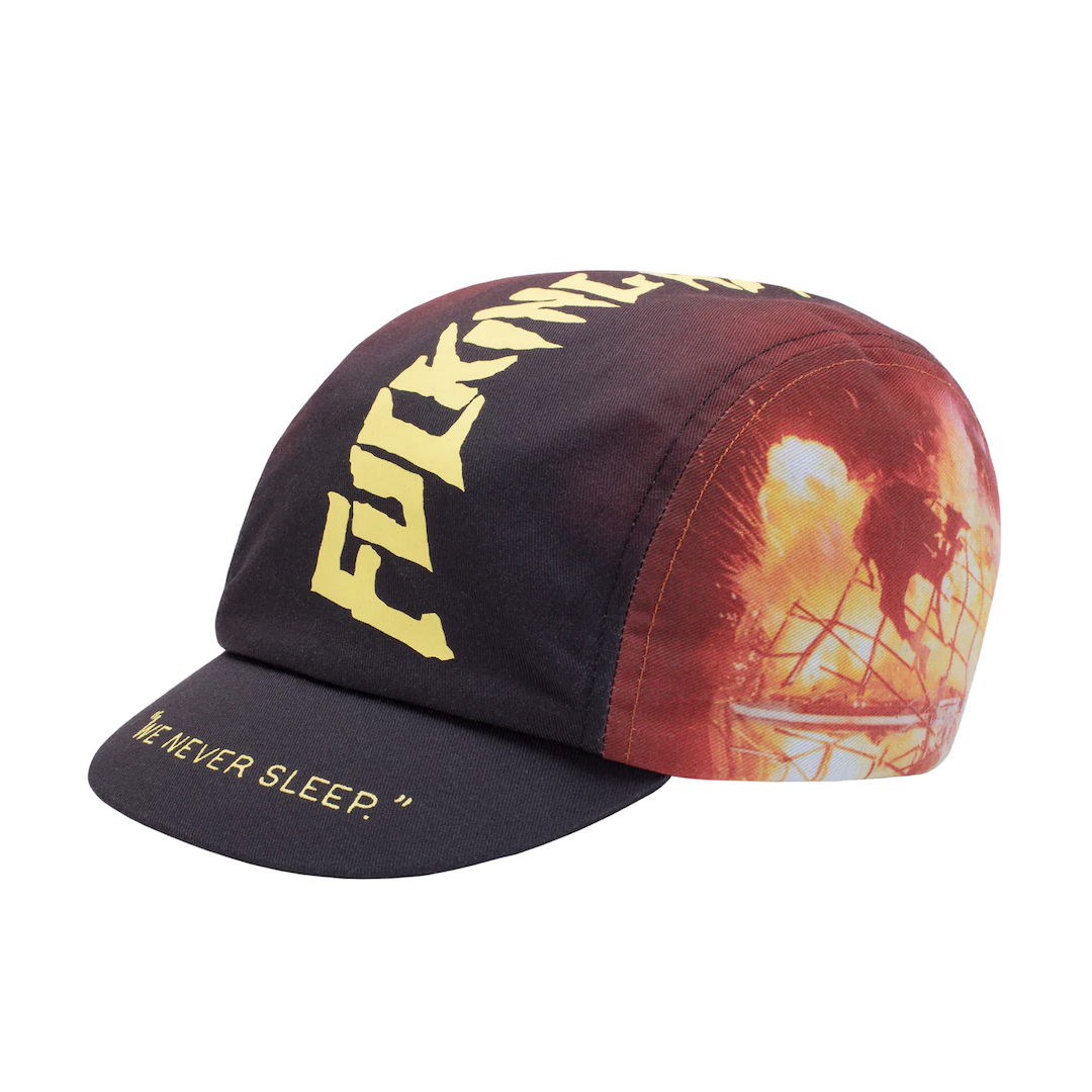 Fucking Awesome On Your Left Cycling Cap Black