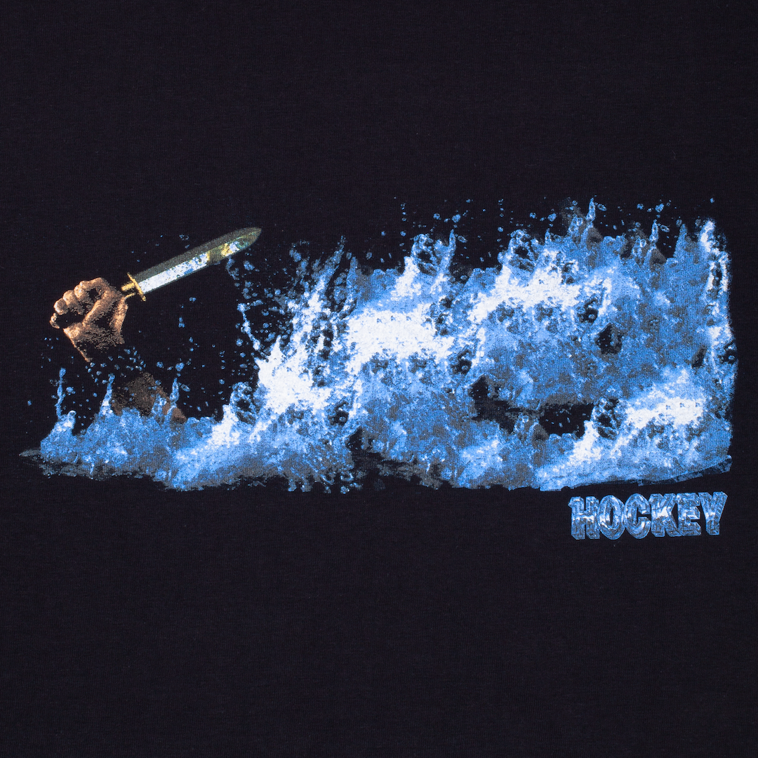 Hockey Dagger Tee Black