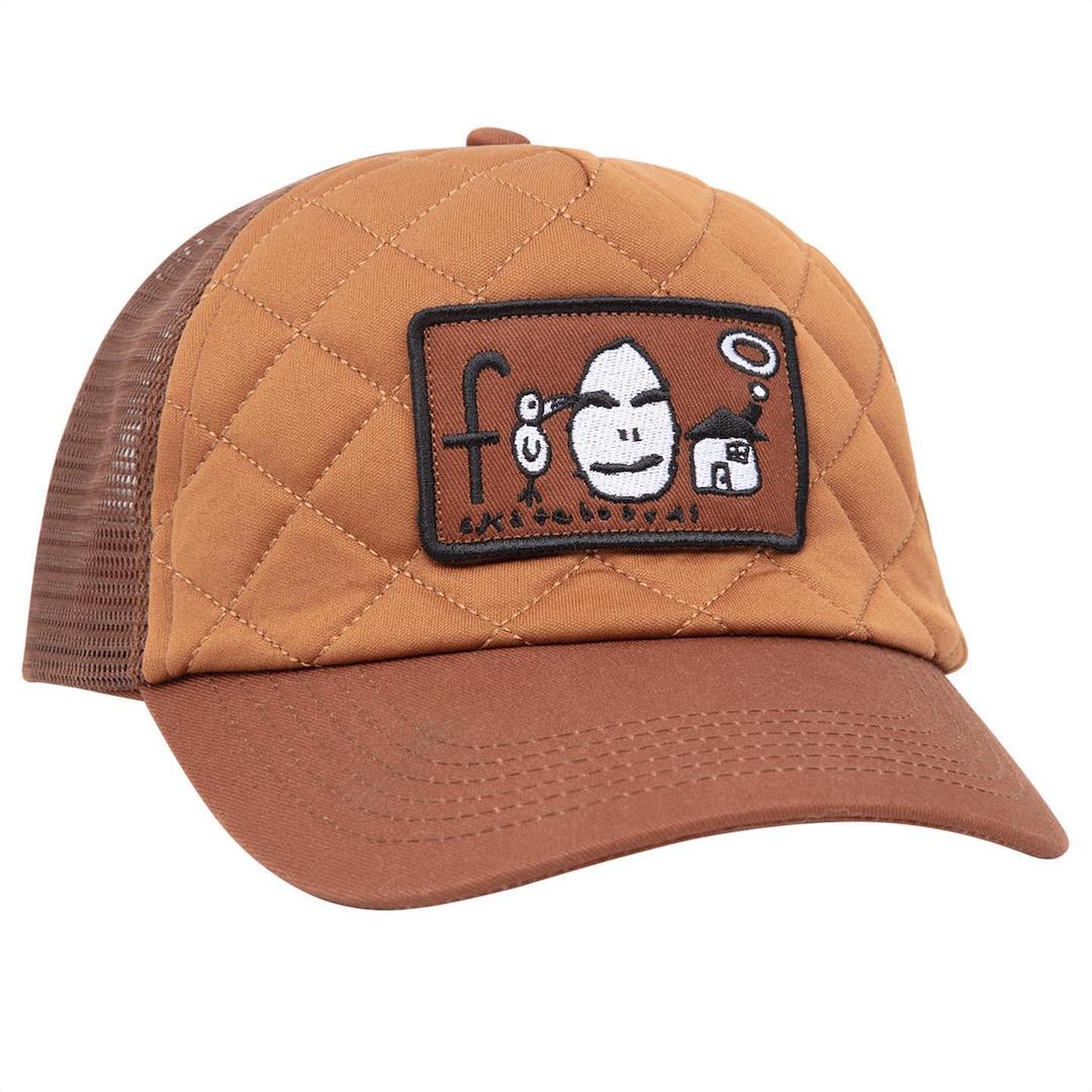 Frog Skateboards Home Sweet Egg Trucker Cap Brown