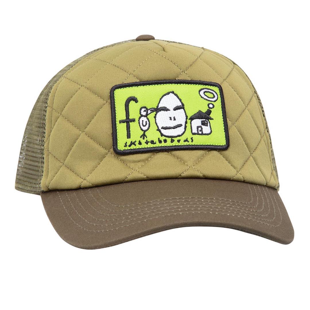 Frog Skateboards Home Sweet Egg Trucker Cap Olive
