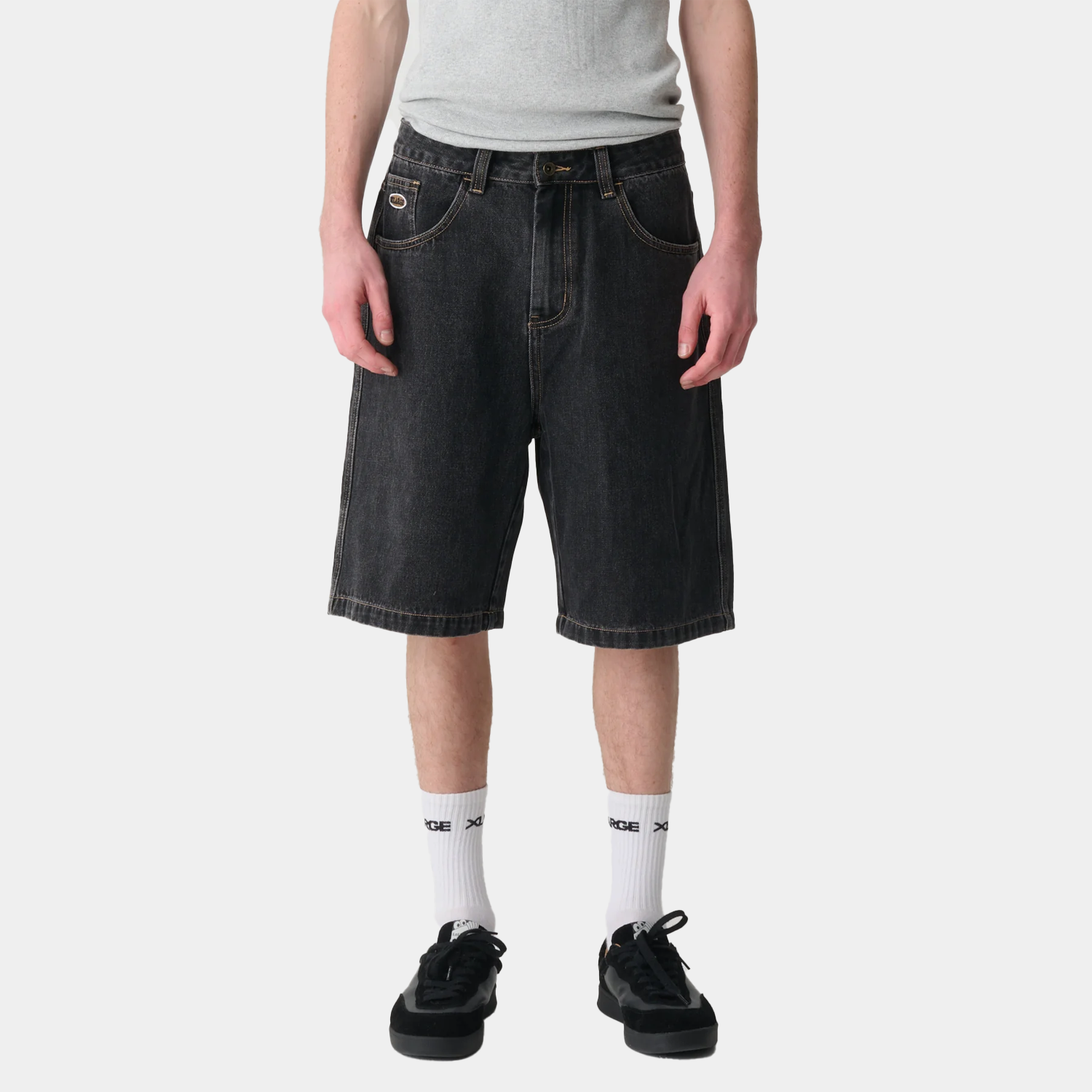 Xlarge Bull Denim 91 Short Washed Black