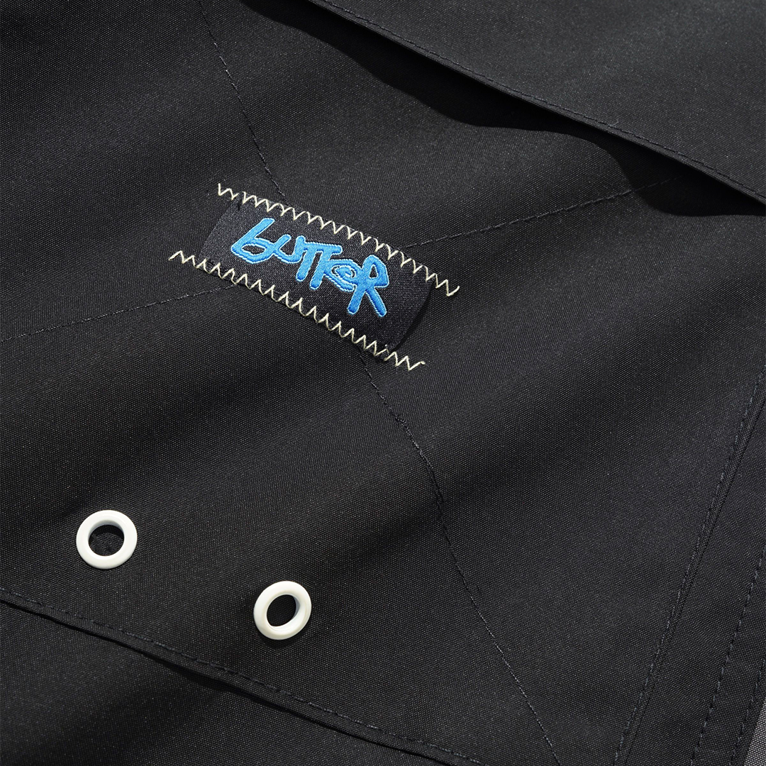 Butter Abseil Boardshorts Black + Charcoal