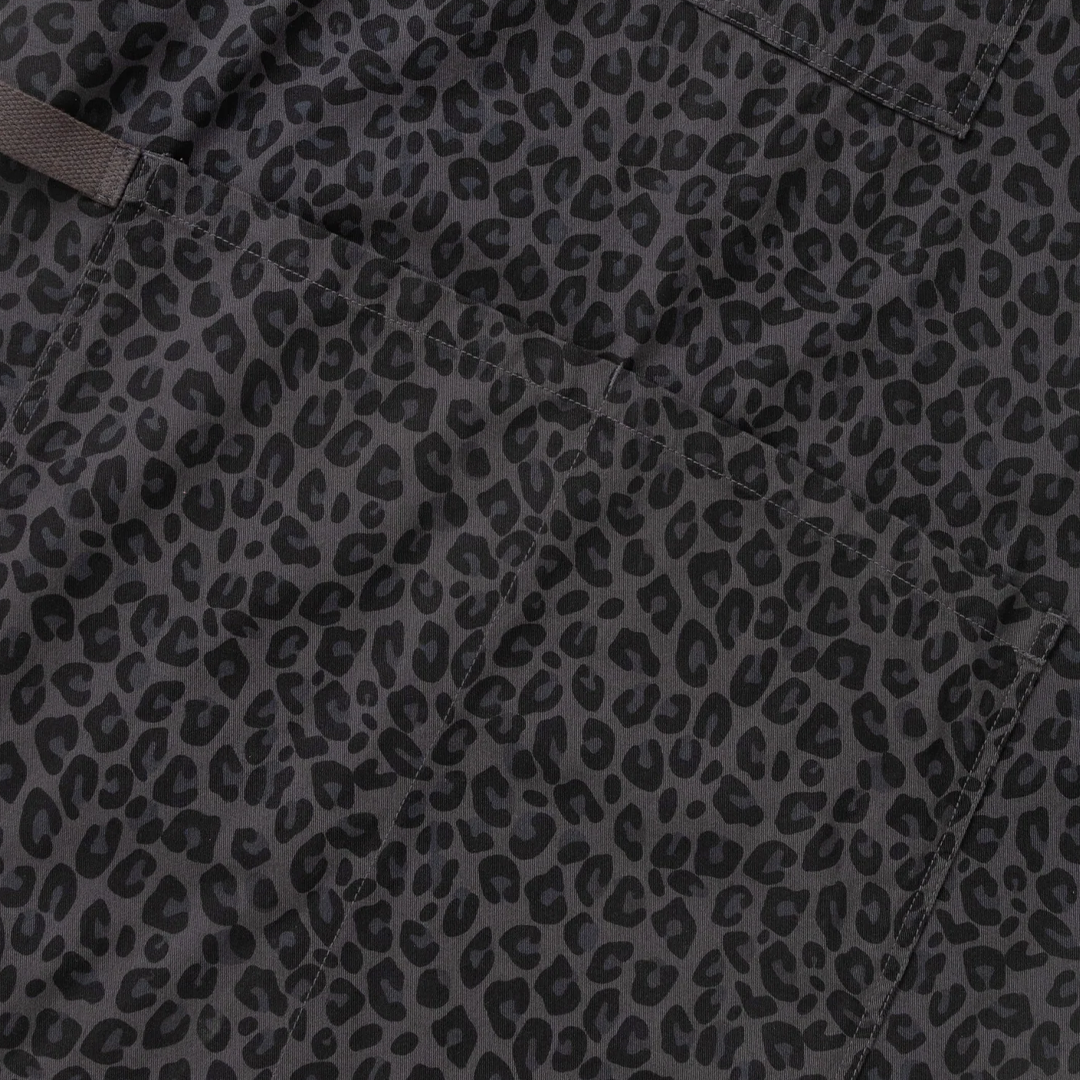 Service Works Patterned Apron Black Leopard