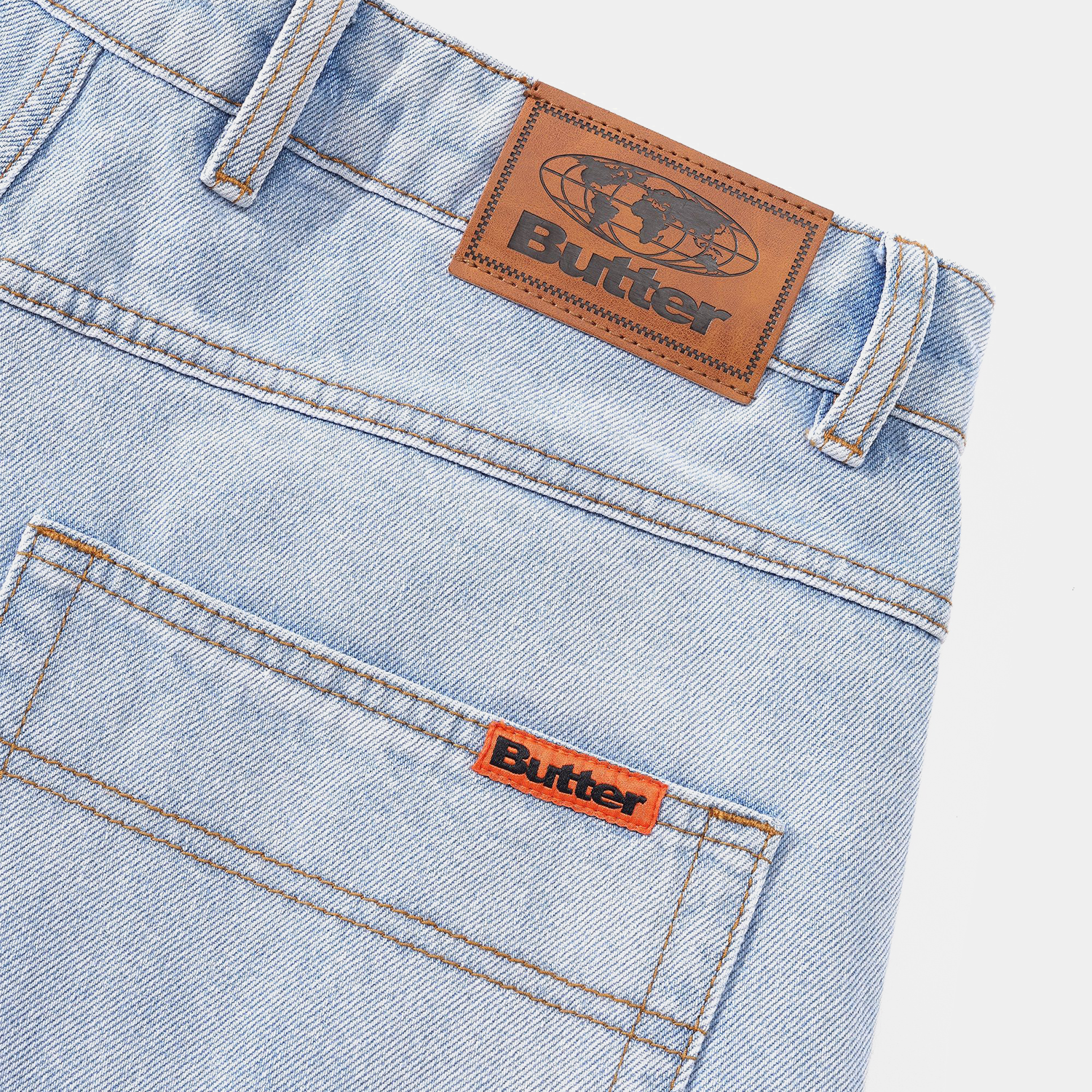 Butter Goods Baggy Denim Jeans Light Blue