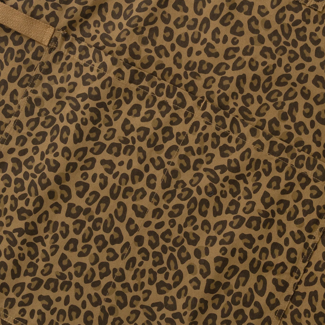 Service Works Patterned Apron Brown Leopard