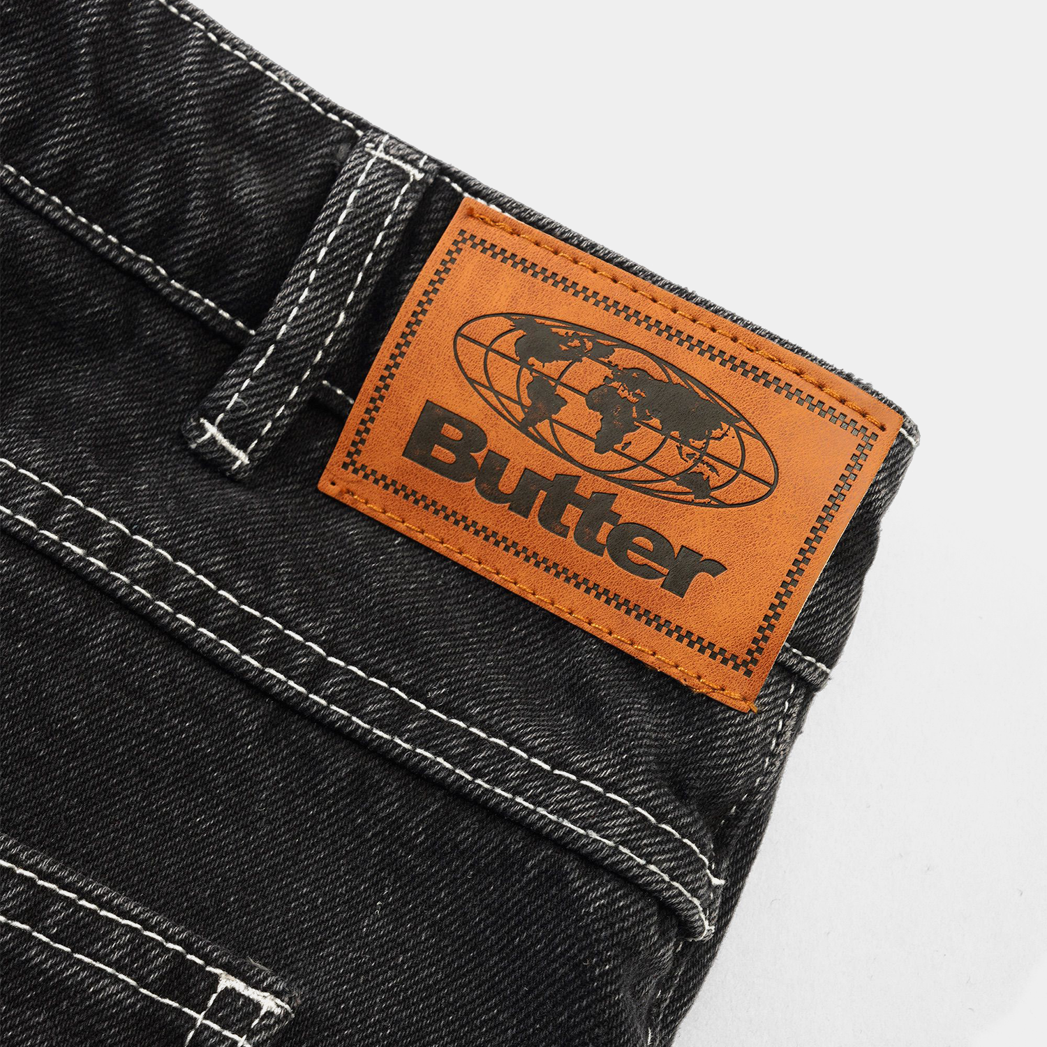 Butter Ace Denim Jeans Distressed Black
