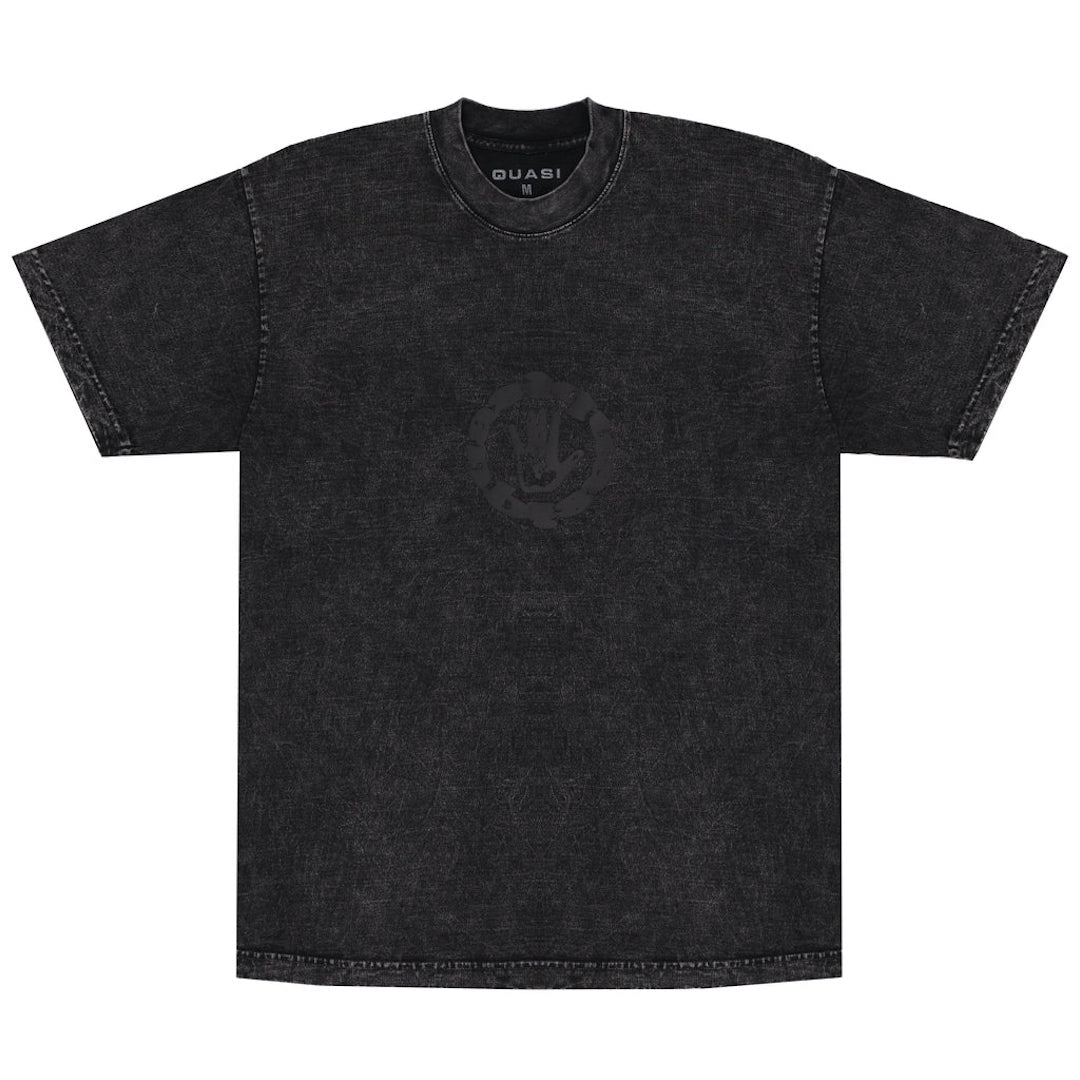 Quasi Heavy Artifact Tee Black