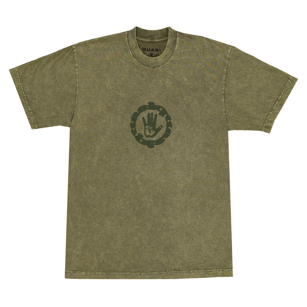 Quasi Heavy Artifact Tee Army