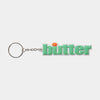 Butter Ace Rubber Key Chain Green