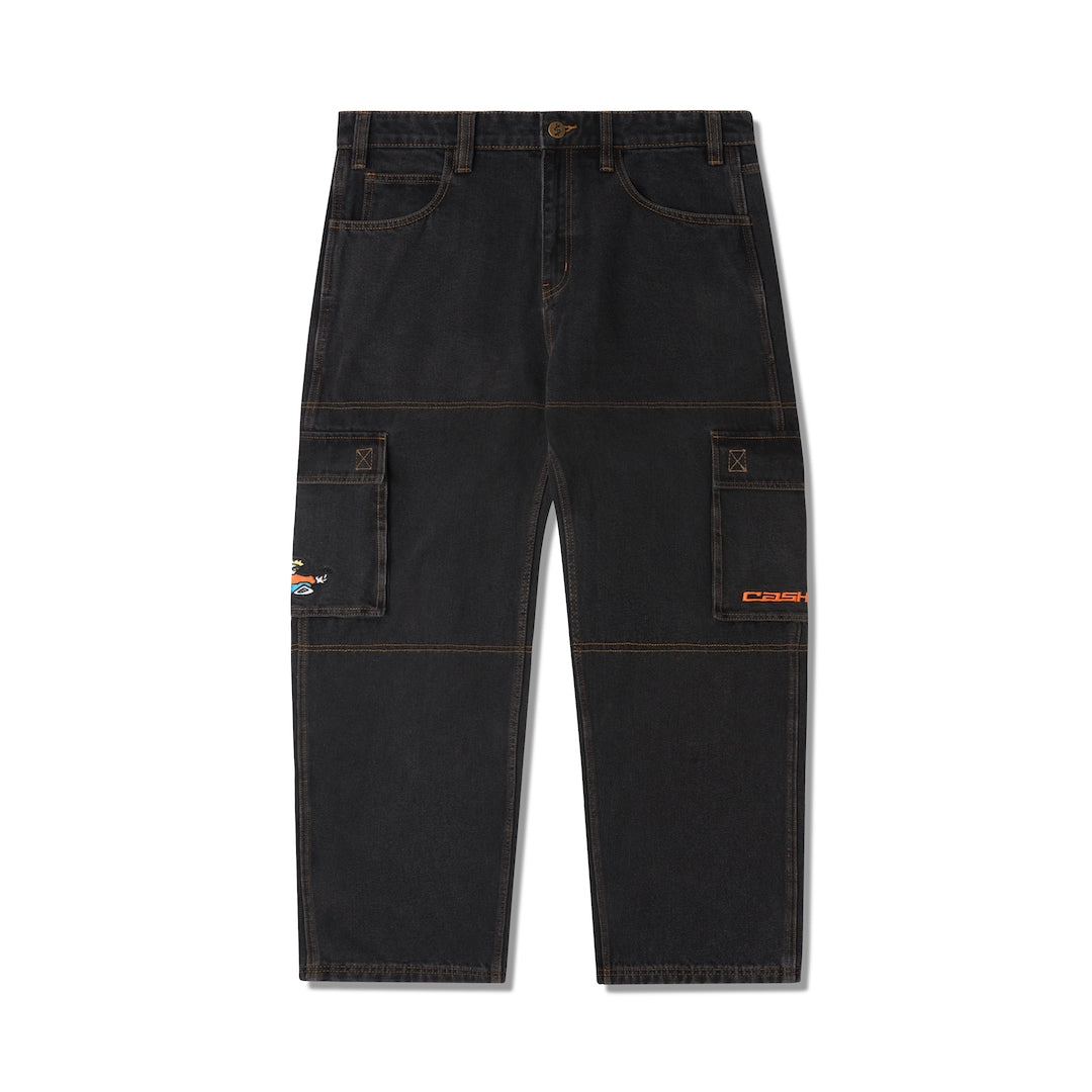 Cash Only Aleka Cargo Jeans Faded Black