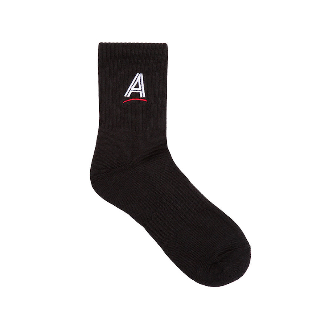 Alltimers Embroidered Estate Sock Black