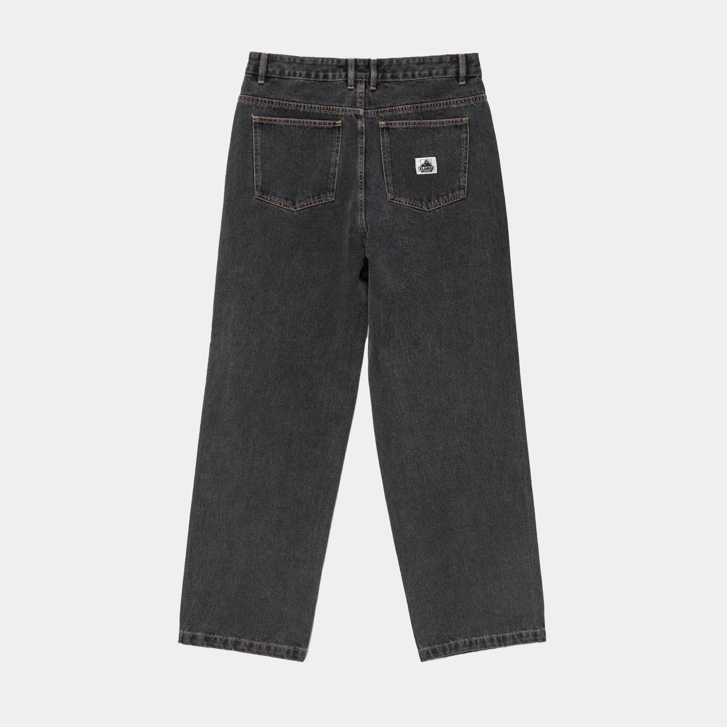 BELVET Baggy rigid denim black L 完売品 BELVET Baggy rigid denim