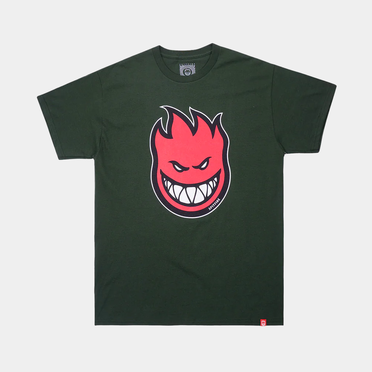 Spitfire Bighead Fill T-Shirt Forest Green