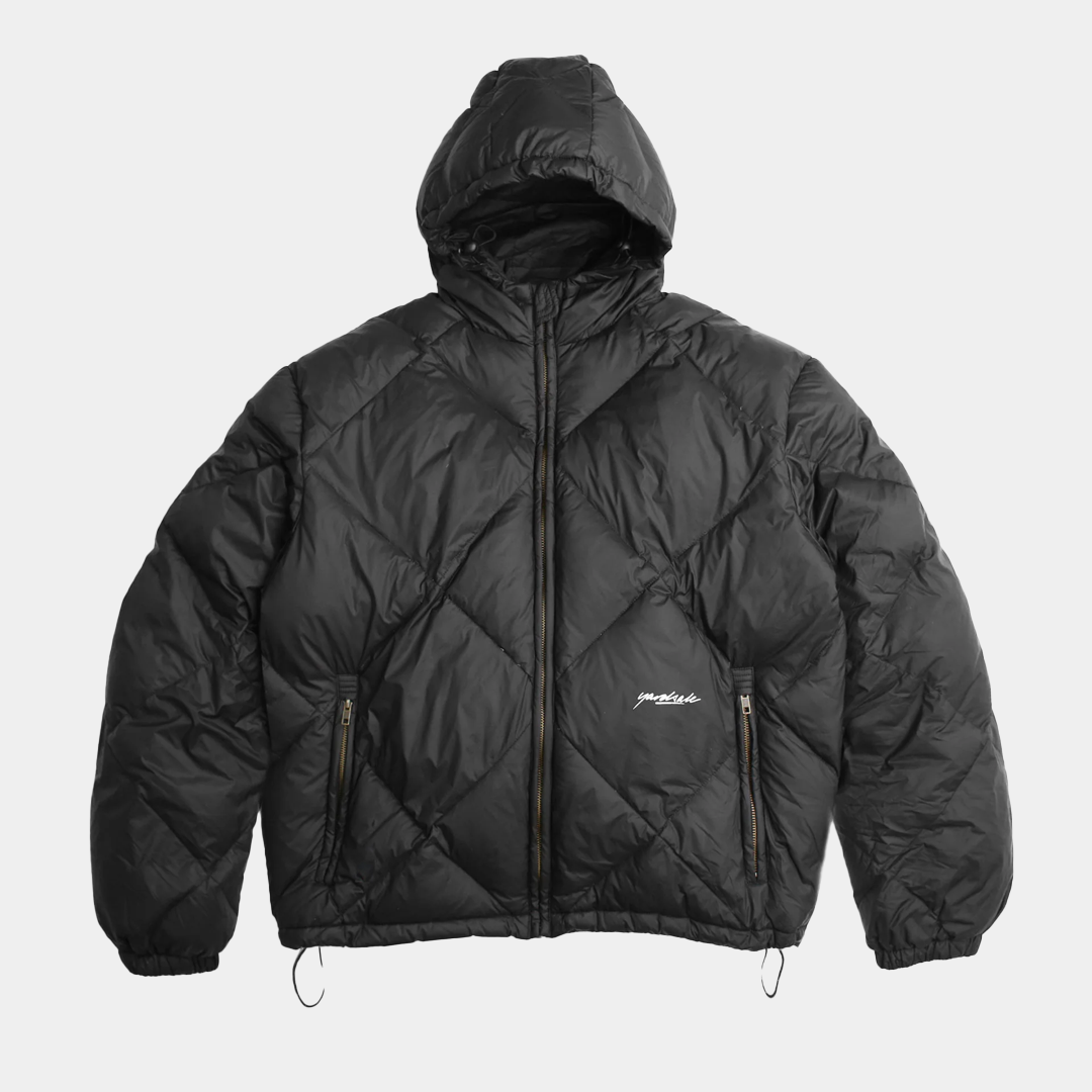 Yardsale Diamond Down Puffer Jacket Black