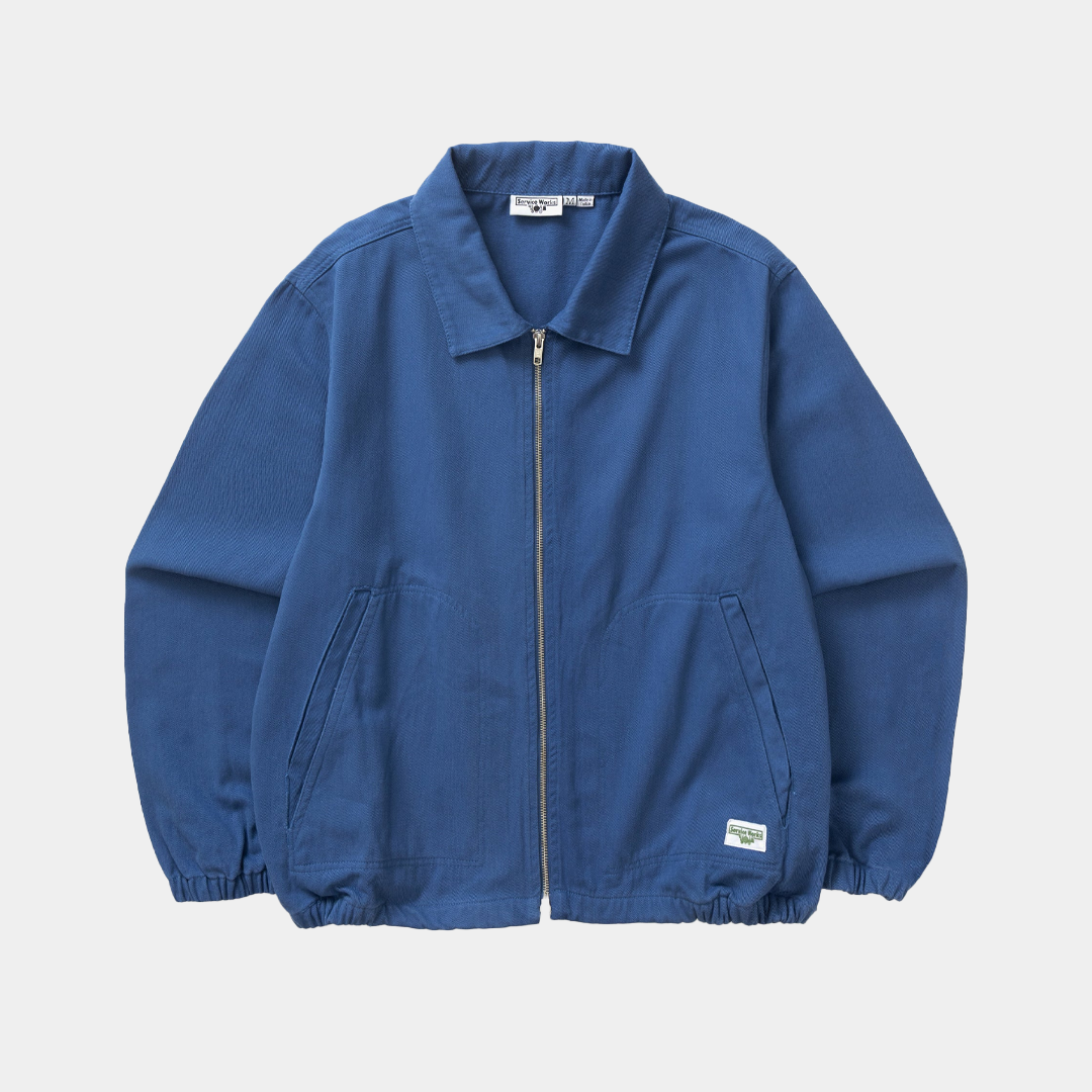 Service Works Twill Work Jacket Blue