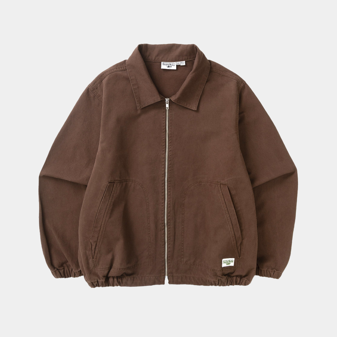 Service Works Twill Work Jacket Brown