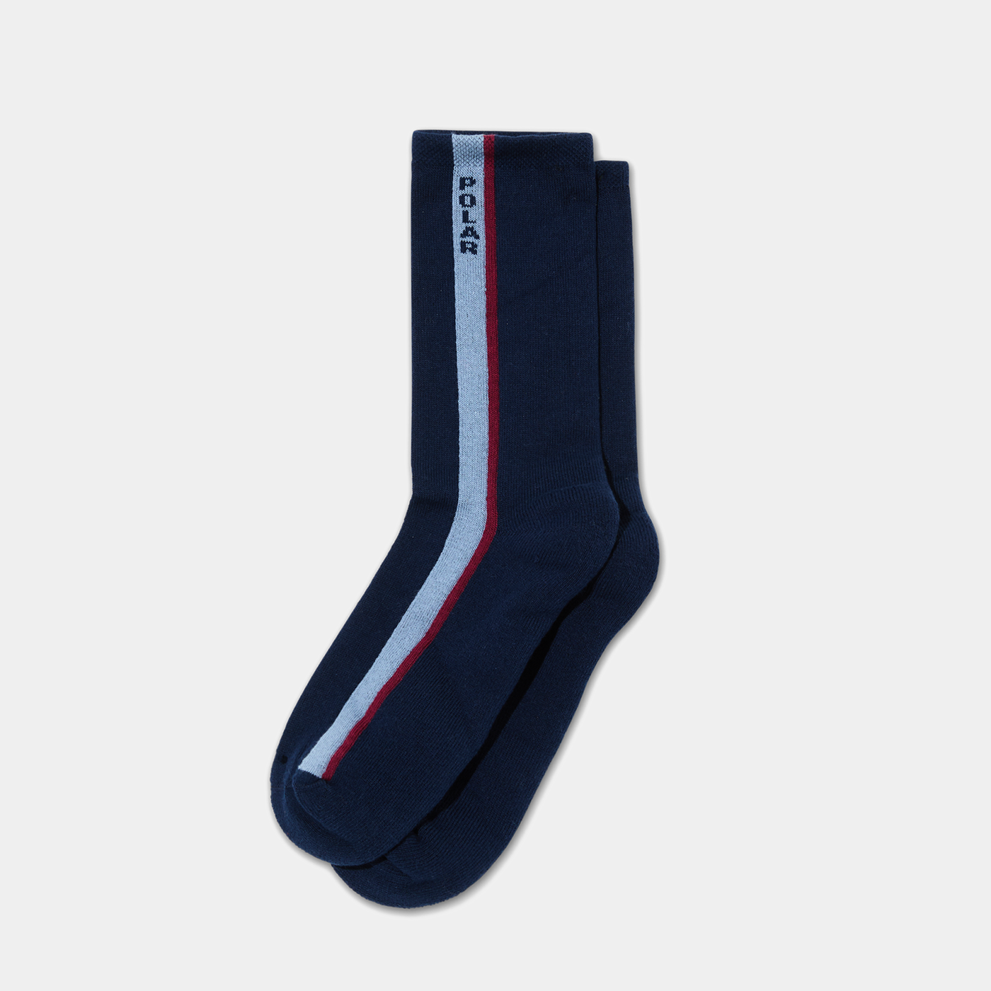 Polar Skate Co. Business Socks Side Stripe Navy