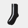Polar Skate Co. Business Socks Side Stripe Black