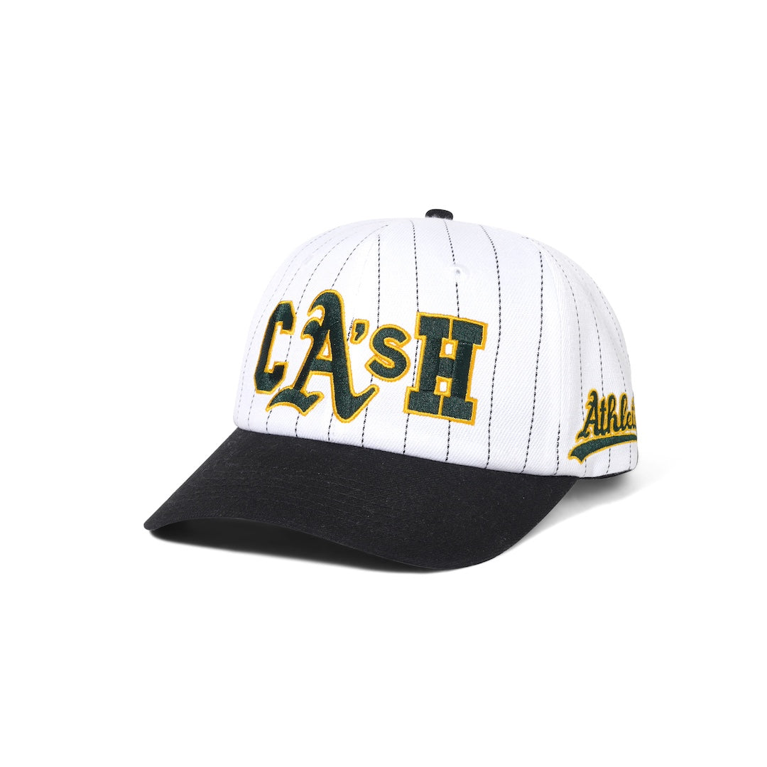 Cash Only Ballpark Snapback Cap White + Black