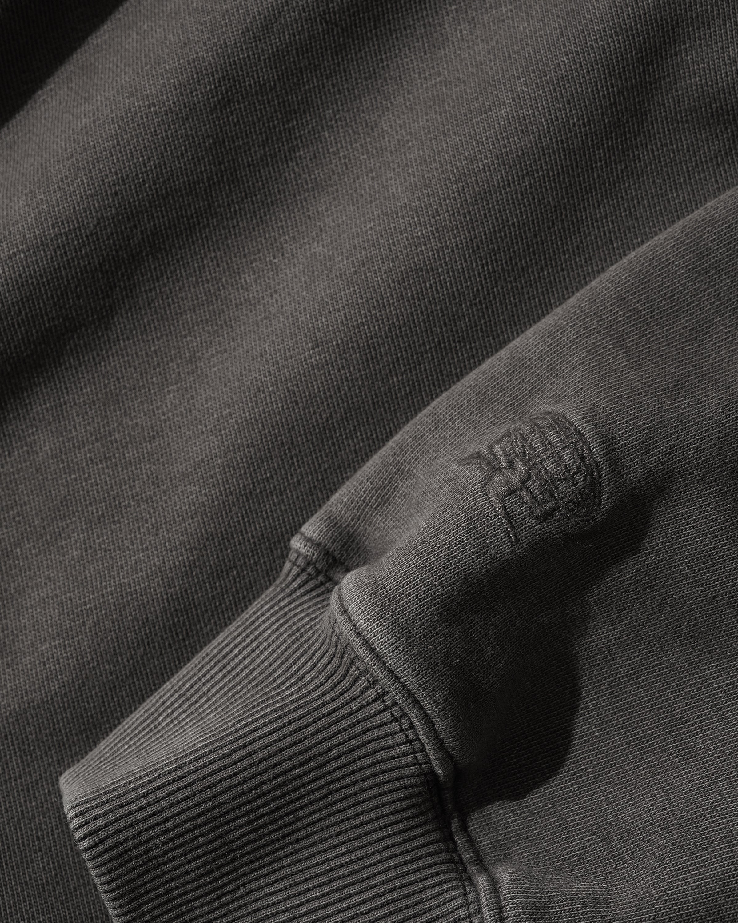 Butter Basic Pullover Hood Washed Black