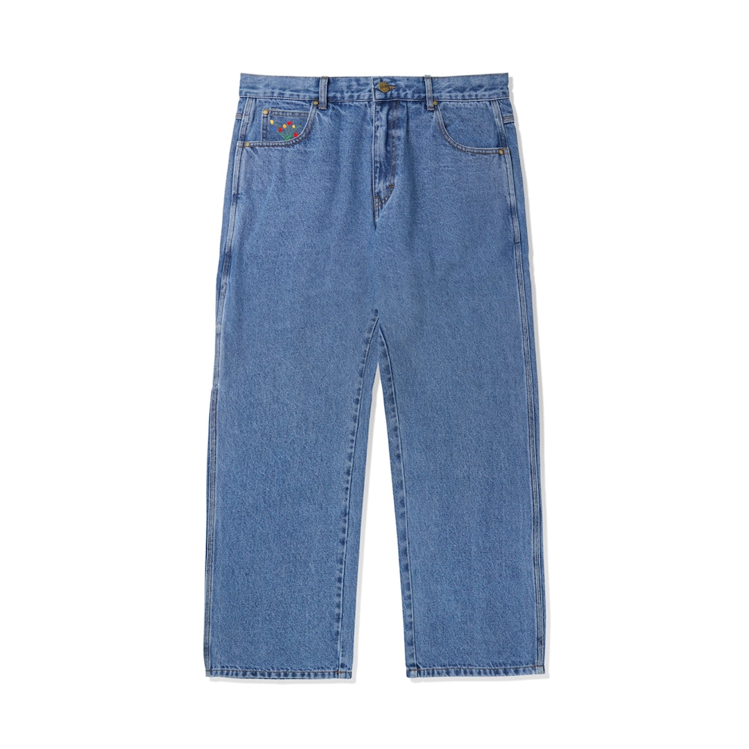 Butter Goods Bouquet Denim Pants Washed Indigo