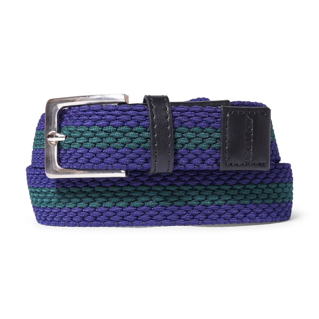 Butter Goods Braided Belt Navy + Green