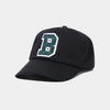 Butter Collegiate 6 Panel Cap Black